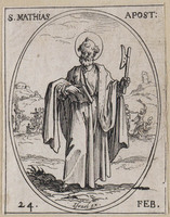 KG 10207
<br/>
Heilige Matthias ("Heiligenkalender")
<br/>
<em>Callot, Jacques (1592 - 1635)</em>